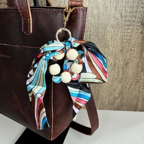 Bow Keychain FAST SHIP Ribbon Purse Charm NEW Bag Charm - Picture 1 of 3